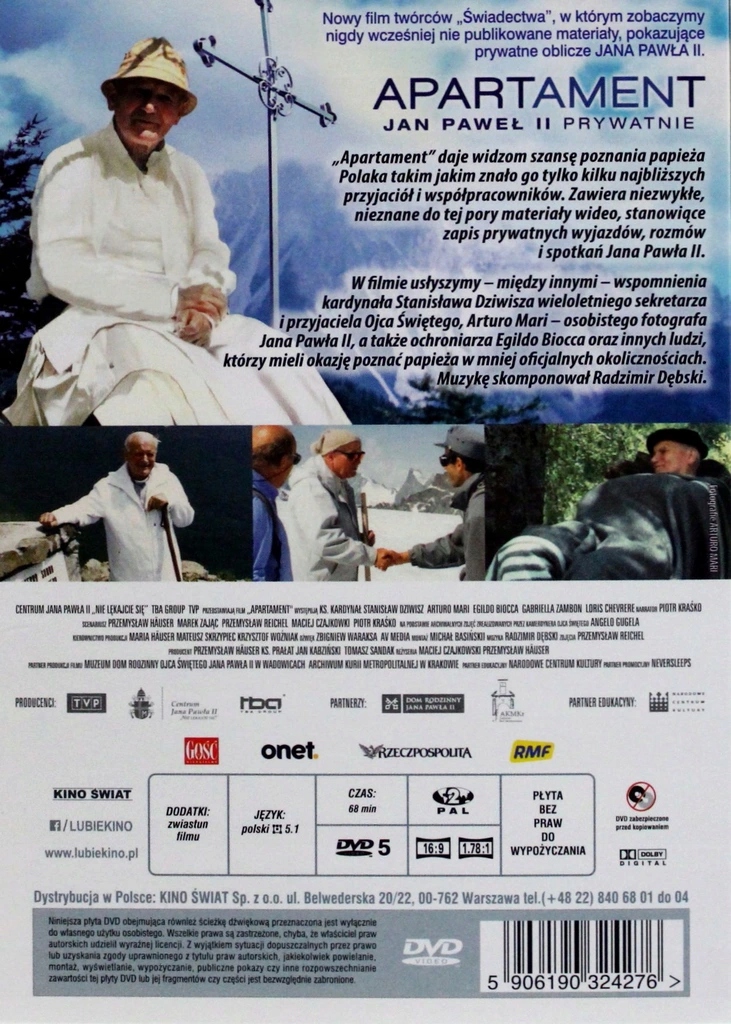 Czas trwania i dodatki do wydania DVD
