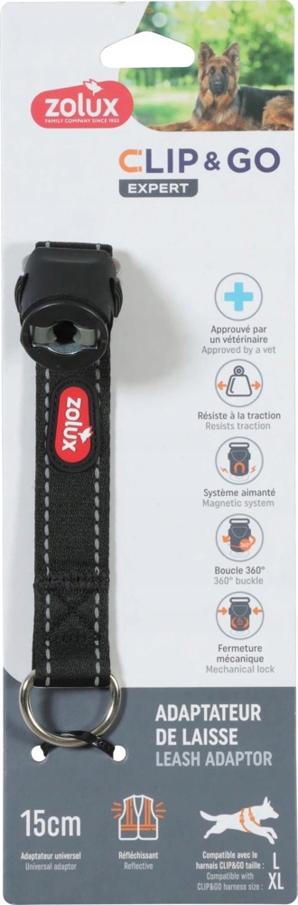 ZOLUX Adapter do szelek dla psa CLIP&GO L/XL – Komfort i bezpieczeństwo na spacerach