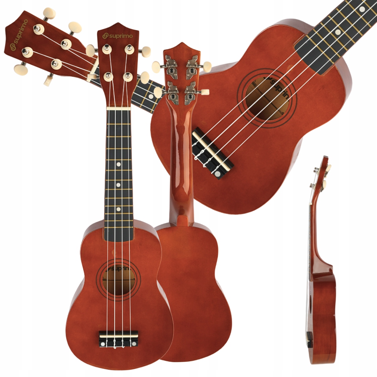 SUPRIMO UK21 DW – Ukulele sopranowe 21' w ciemnym drewnie