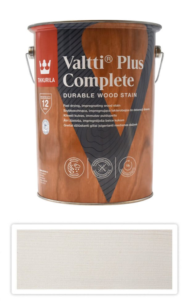 Tikkurila VALTTI PLUS COMPLETE OFF WHITE 5L – Doskonała ochrona drewna