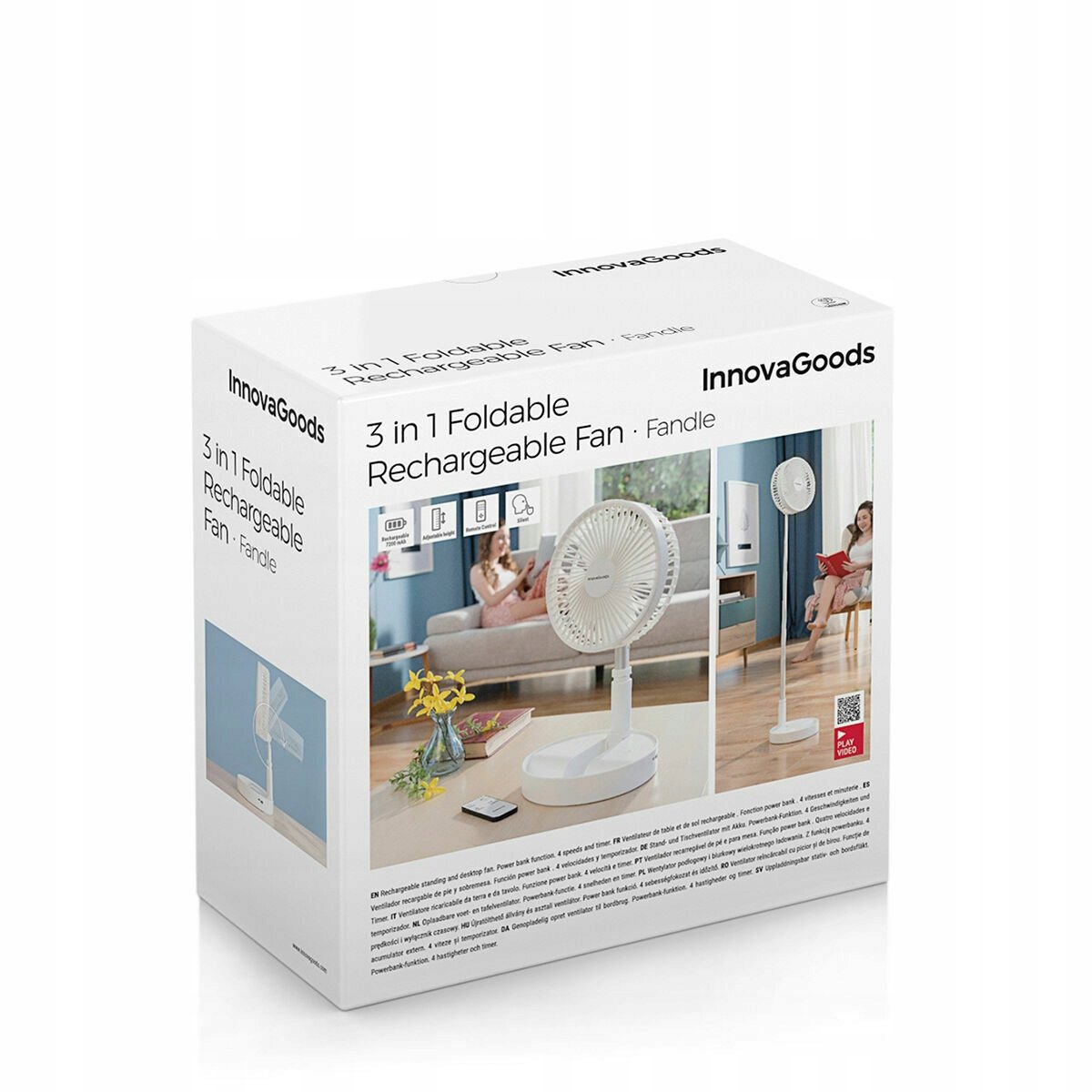 Wentylator USB InnovaGoods 3 w 1 Fandle – Innowacyjne źródło chłodu