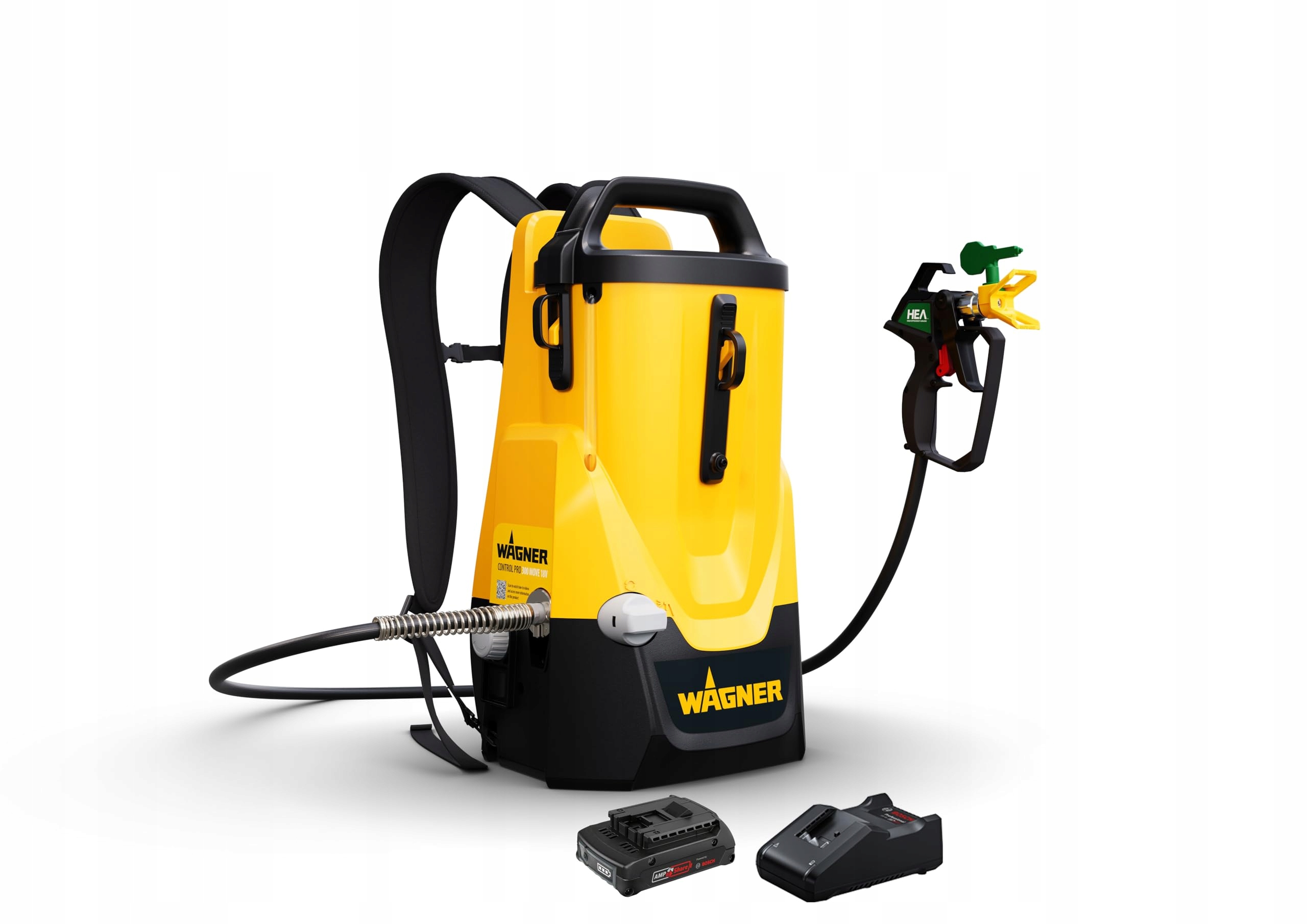 WAGNER Control Pro 300 Move 18V Kit – Akumulatorowy pistolet malarski dla profesjonalistów