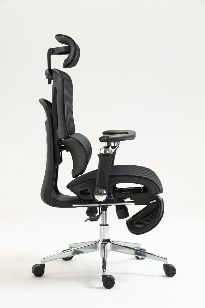 Ergonomiczny Fotel Biurowy ACTIVEJET YK848 w Kolorze Czarnym – Komfort i Styl w Twoim Biurze