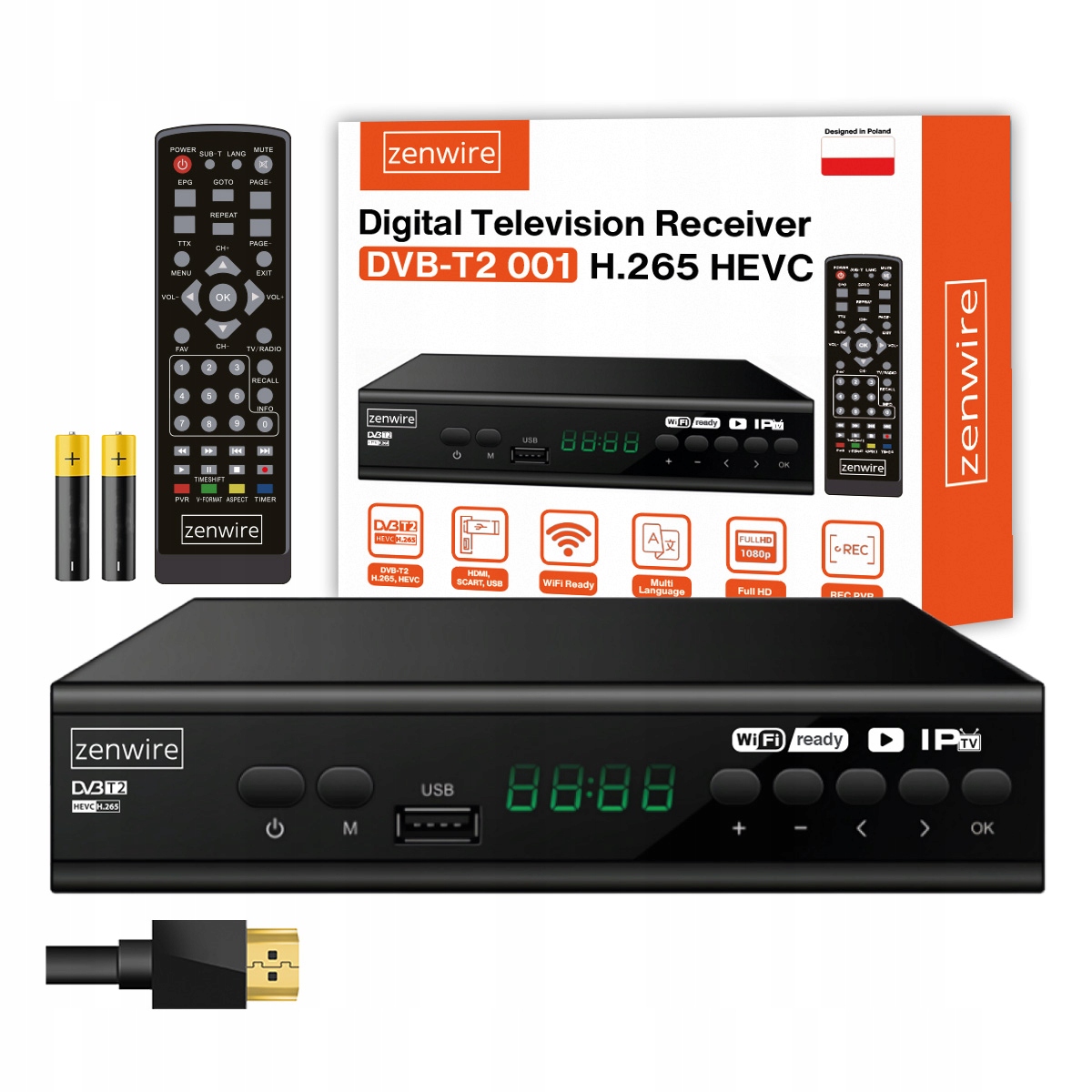 Tuner Dekoder Satelitarny DVB-T2 HEVC H.265 Full HD – Nowoczesne rozwiązanie dla telewizji naziemnej