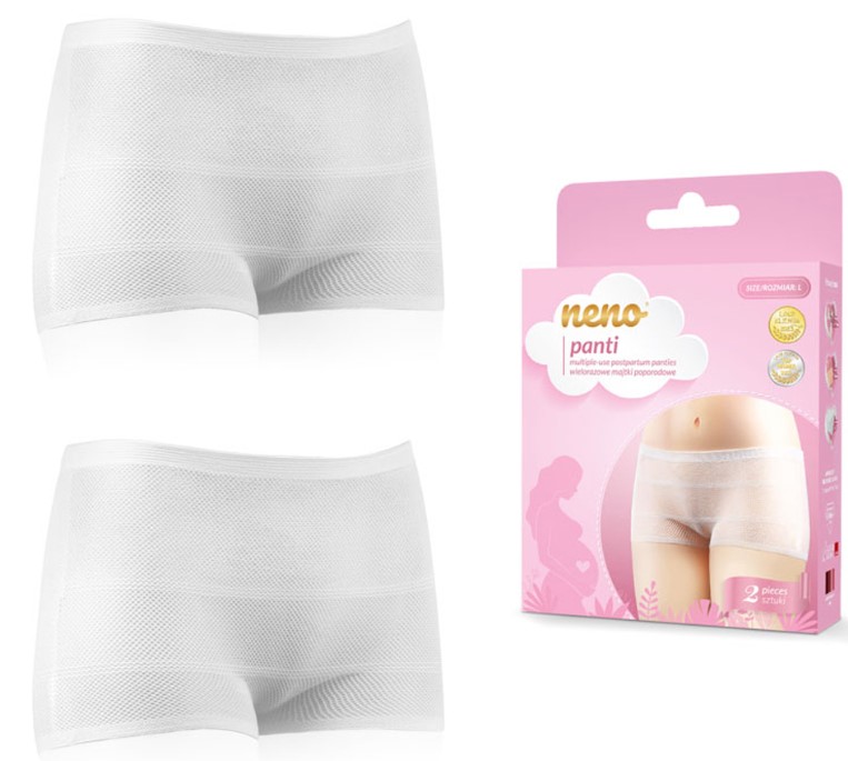 Neno Panti – Wielorazowe majtki poporodowe 2 szt. dla nowych mam