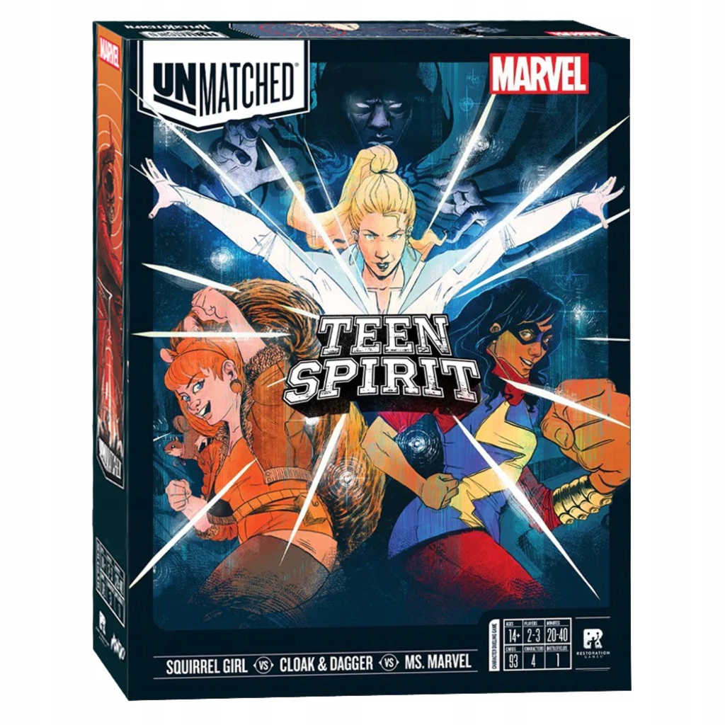 Unmatched Marvel: Teen Spirit – Gra figurkowa pełna emocji
