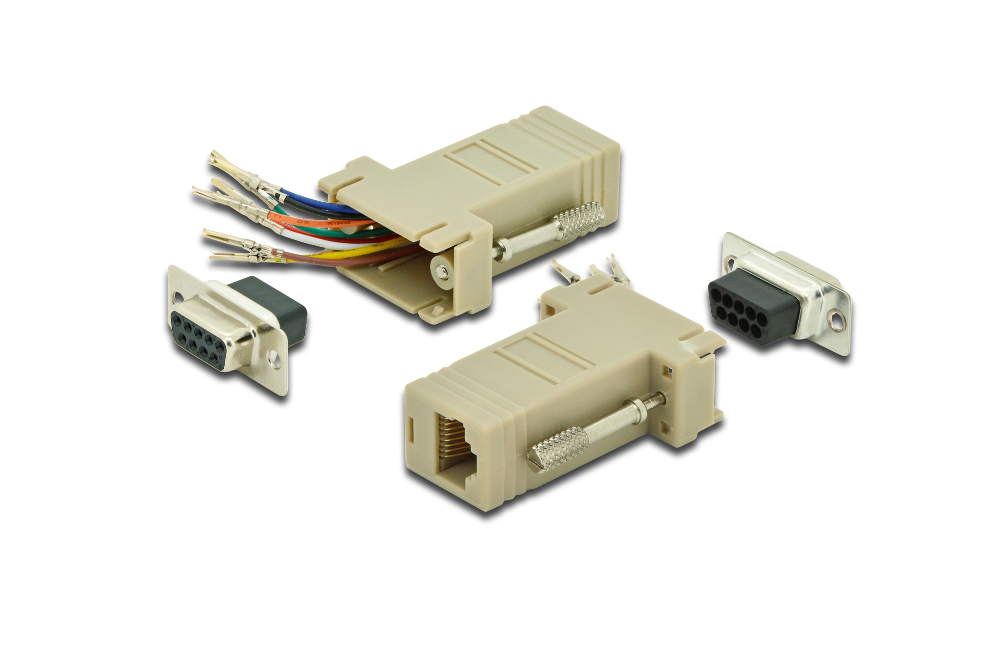 Digitus DIGITUS RS 232 Adapter – Idealne rozwiązanie do połączeń D-Sub 9 i RJ45