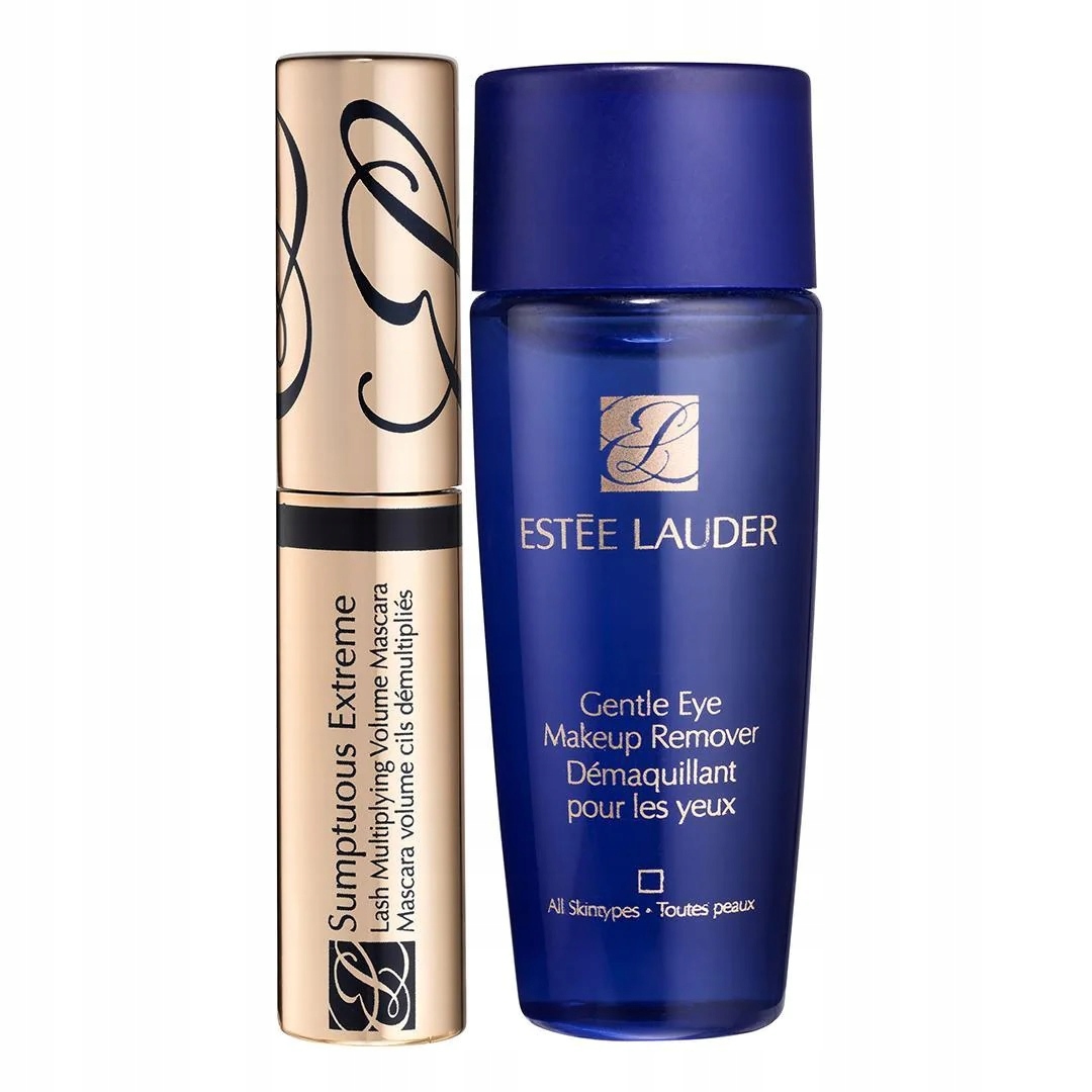 ESTEE LAUDER Zestaw Gentle Eye Makeup Remover 30ml + Sumptuous Extreme Lash Multiplying Volume Mascara 2,8ml – Idealny duet do makijażu oczu