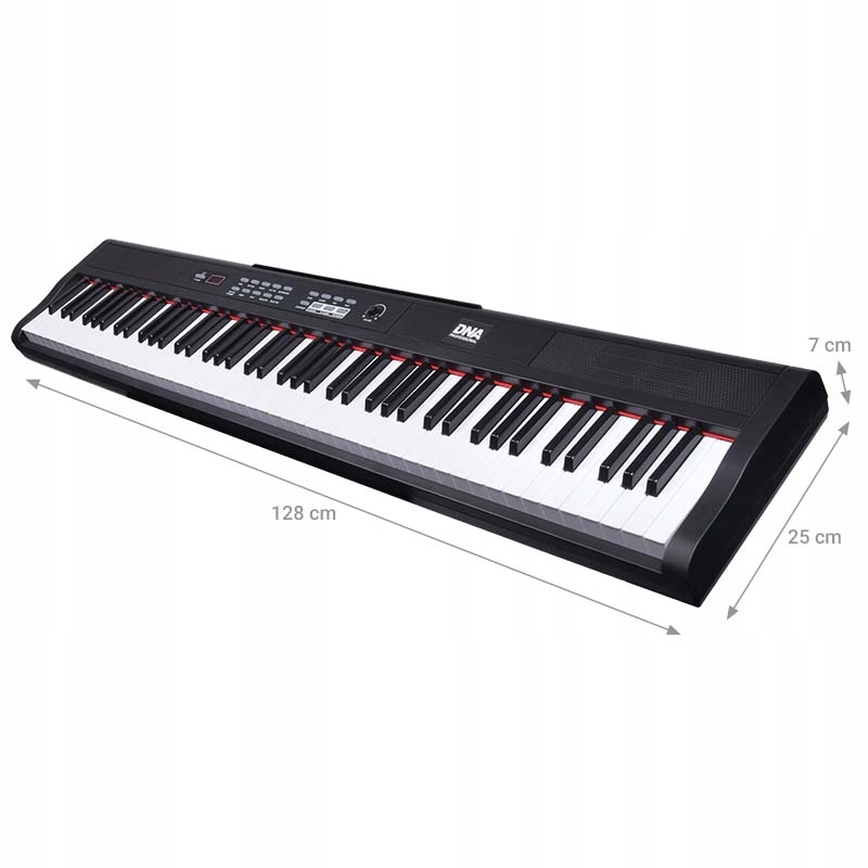 Przenośne pianino typu stage piano z 88 klawiszami