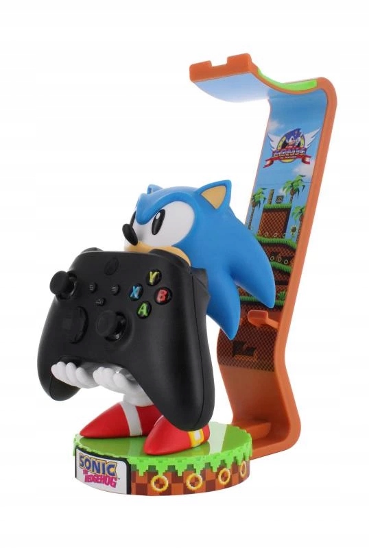 Exquisite Gaming Stojak na Smartfon / Kontroler Cable Guys Sonic the Hedgehog Edycja Deluxe – Idealny dla Graczy