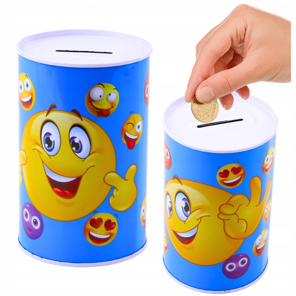 Kolorowy design z uśmiechniętymi emotkami