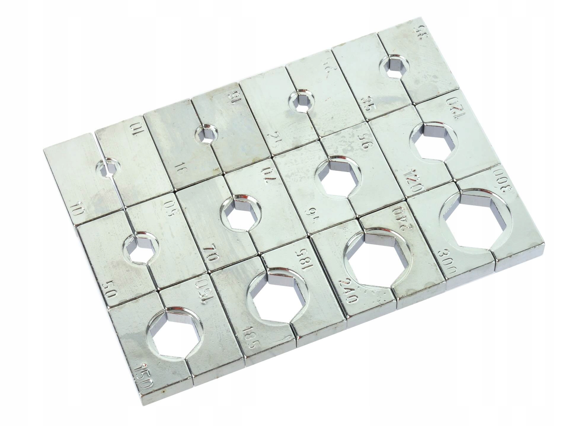 Zestaw matryc – Rozmiary od 10 do 300 mm²