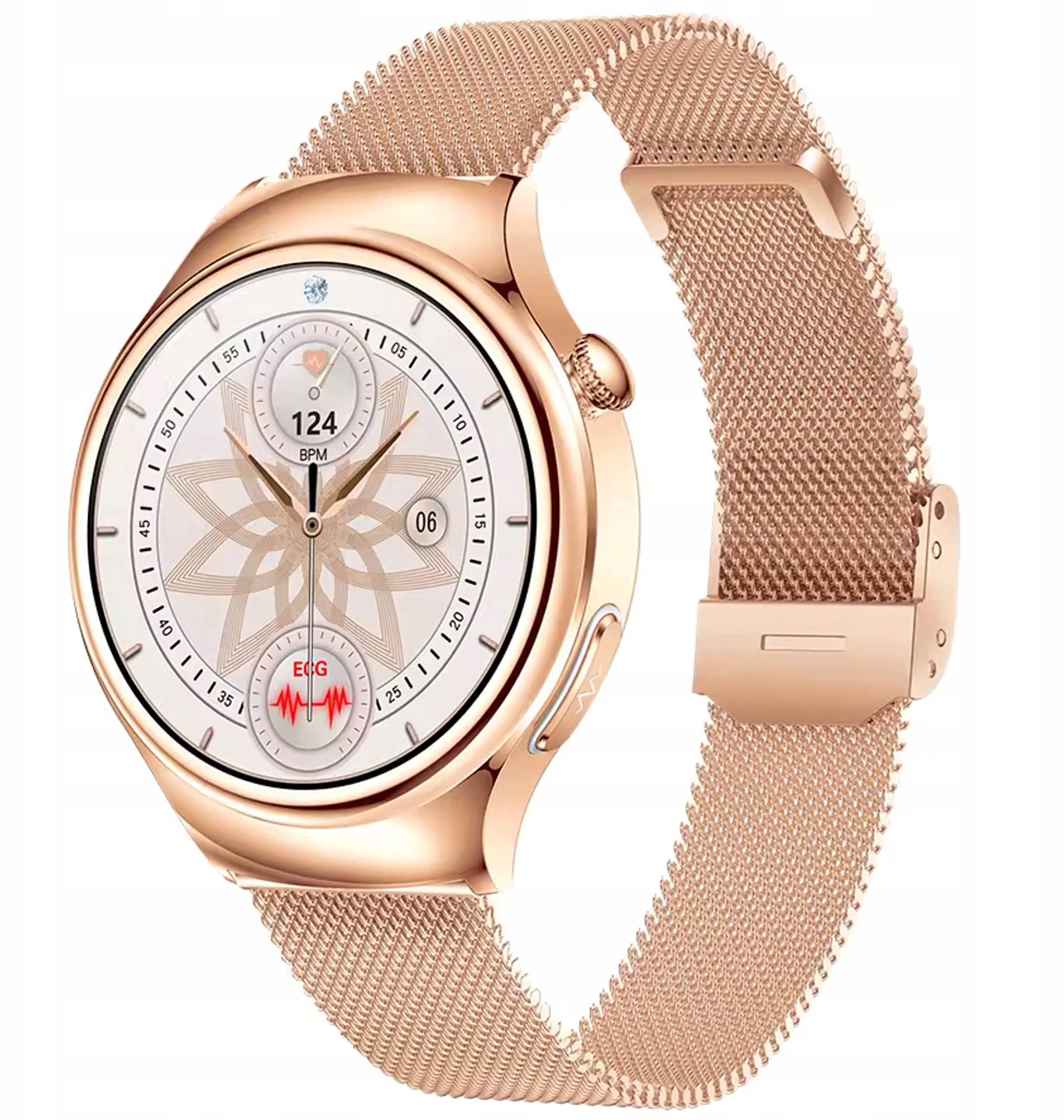 SMARTWATCH ZEGAREK WATCH DAMSKI MENU PL ROZMOWY AMOLED POWIADOMIENIA SPORT – Nowoczesny styl i funkcjonalność