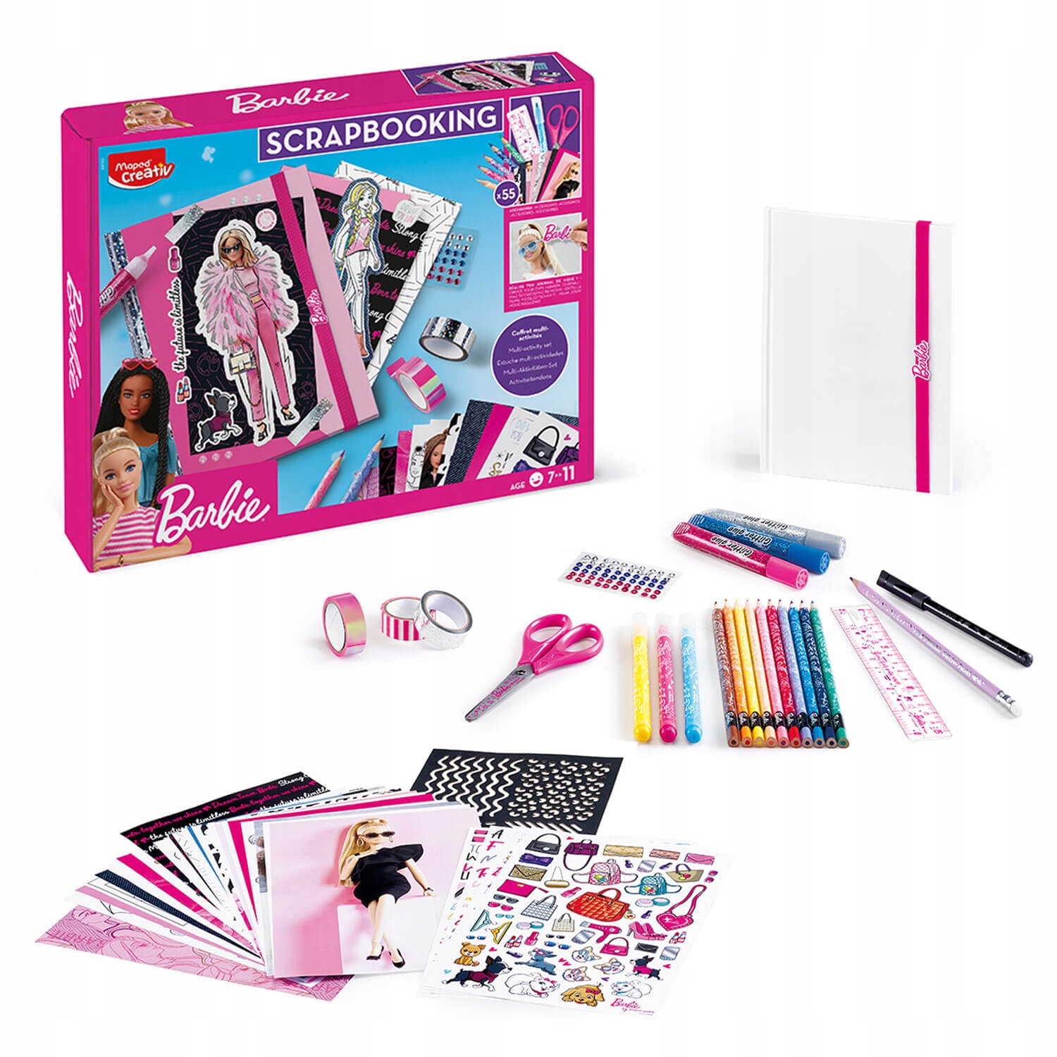 Zestaw do scrapbookingu Barbie 907062 – Kreatywna zabawa dla dzieci