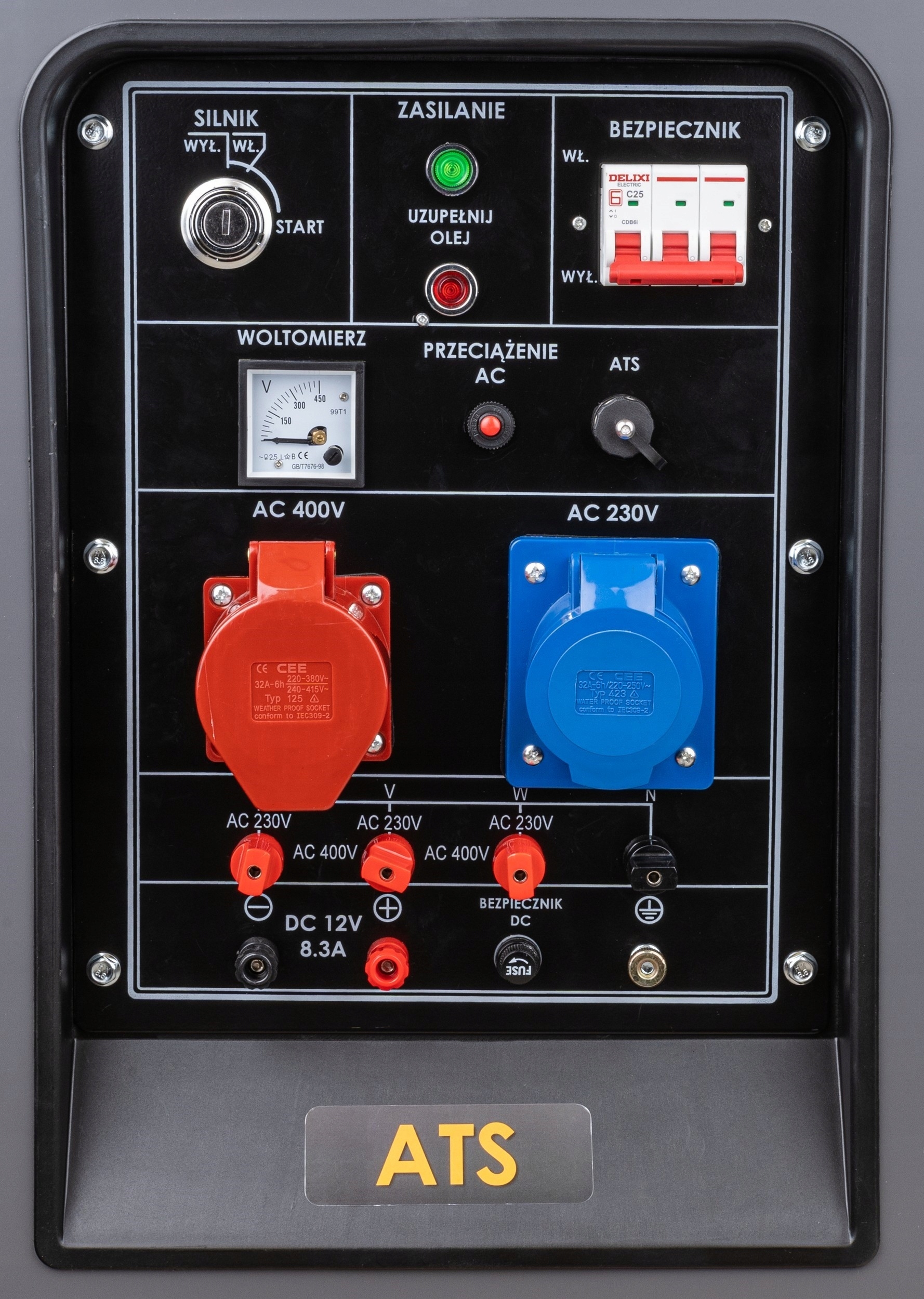 Agregat PRĄDOTWÓRCZY Diesel 18kW 230V 400V 12V ATS PM-AGR-18000MD – Niezawodne źródło energii