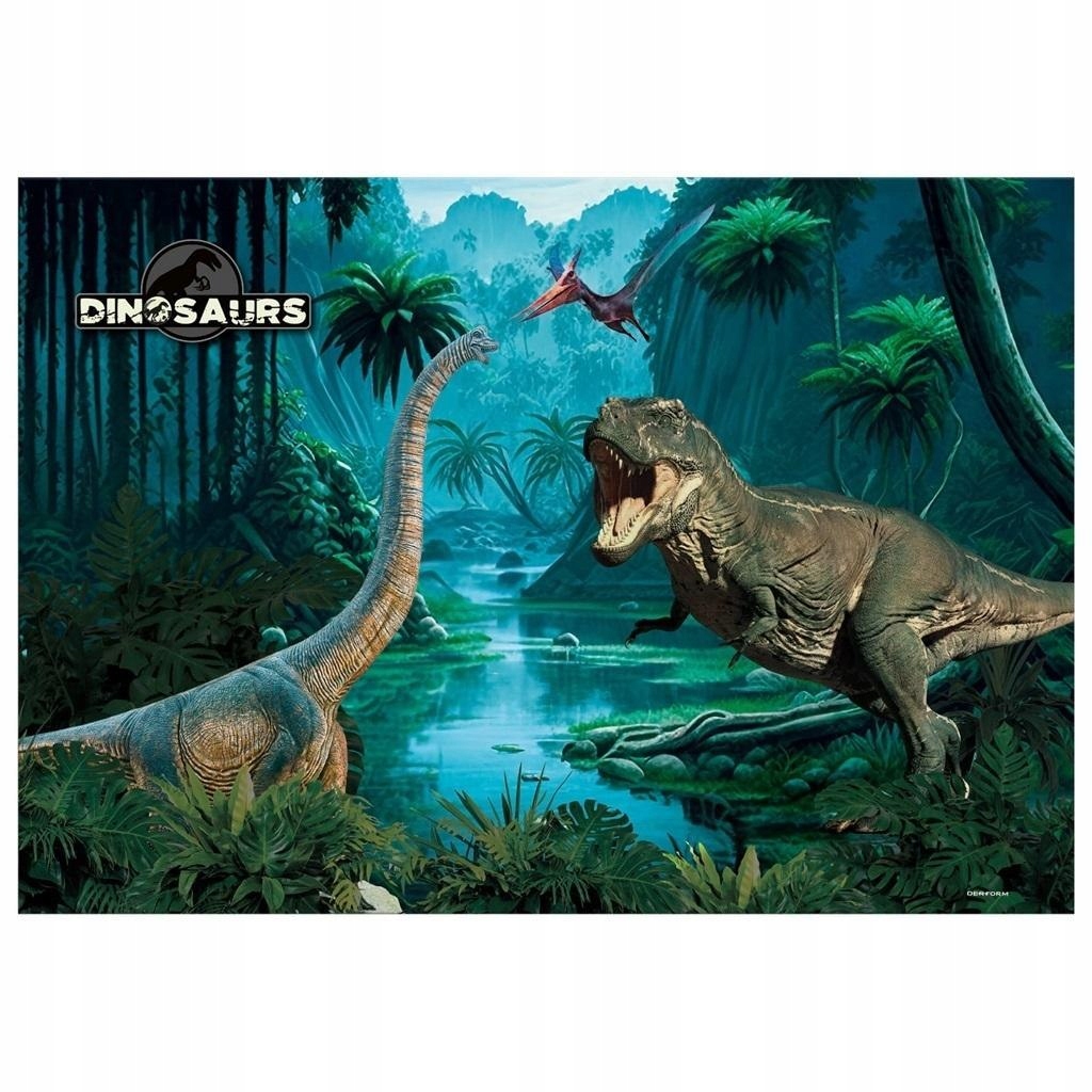 Atrakcyjny design z dinozaurami – kolorowa dekoracja biurka