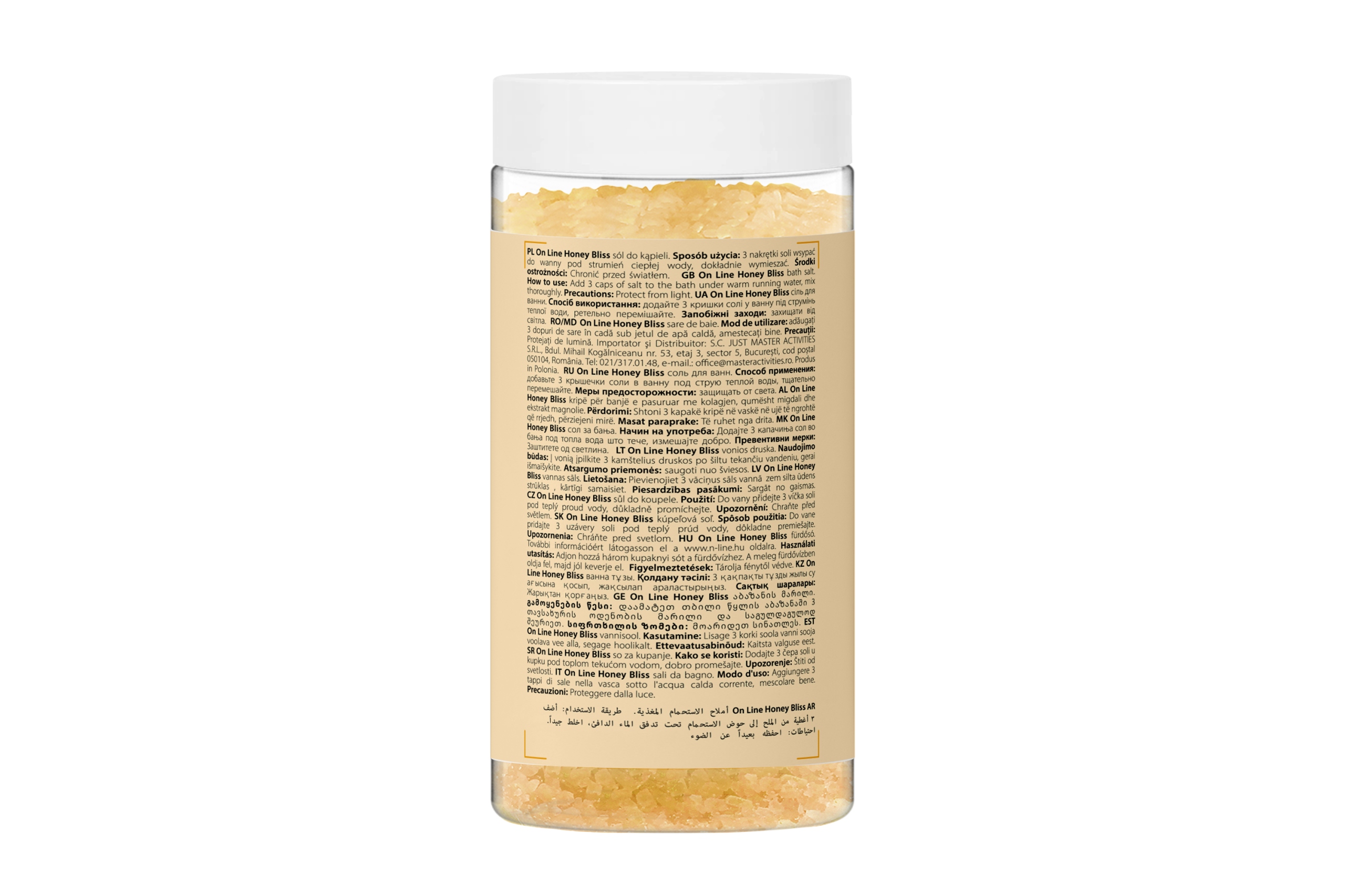 Sposób użycia – Jak cieszyć się kąpielą z solą Honey Bliss