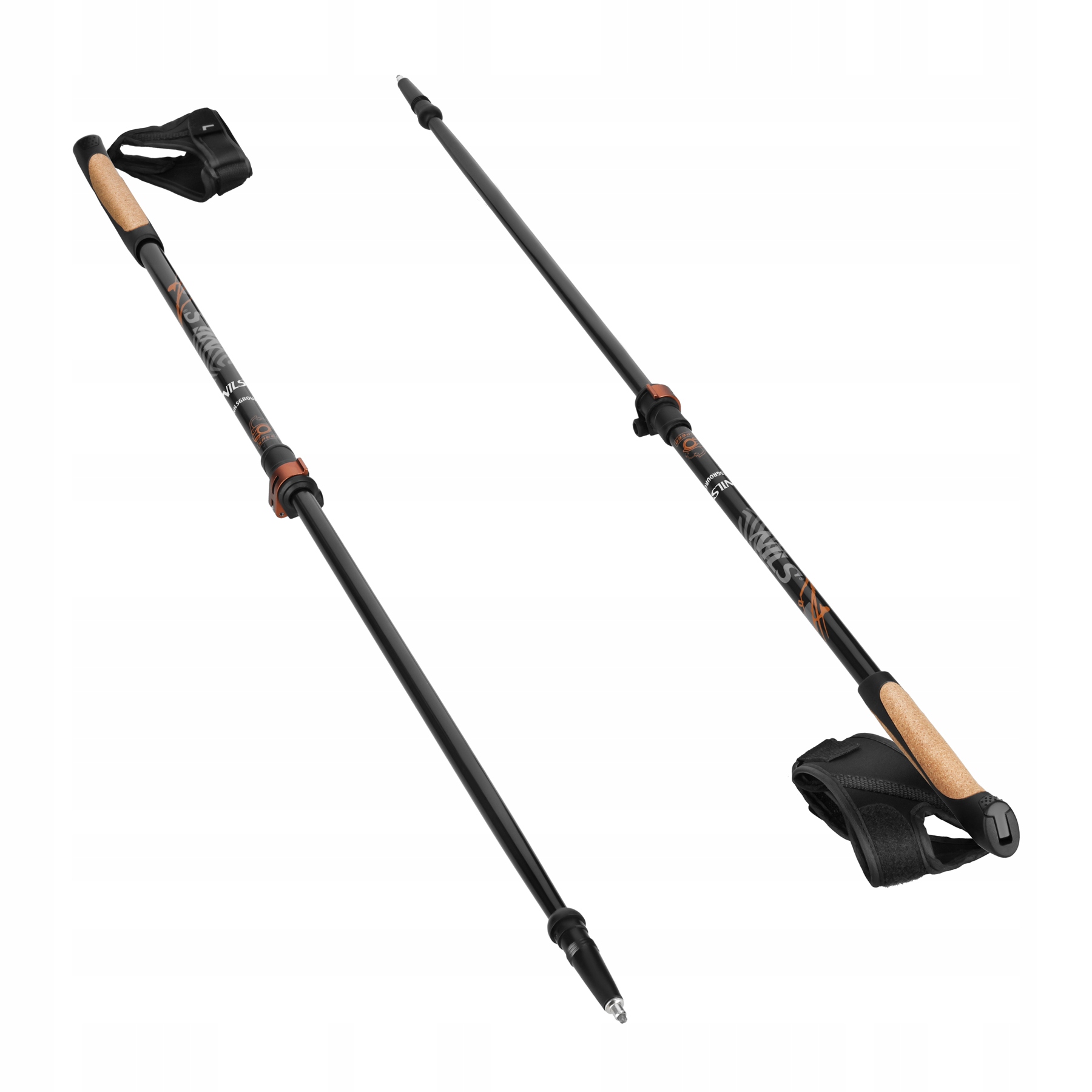 NW8613 Kije Nordic Walking Włókno Węglowe Nils – Idealne wsparcie dla aktywnych