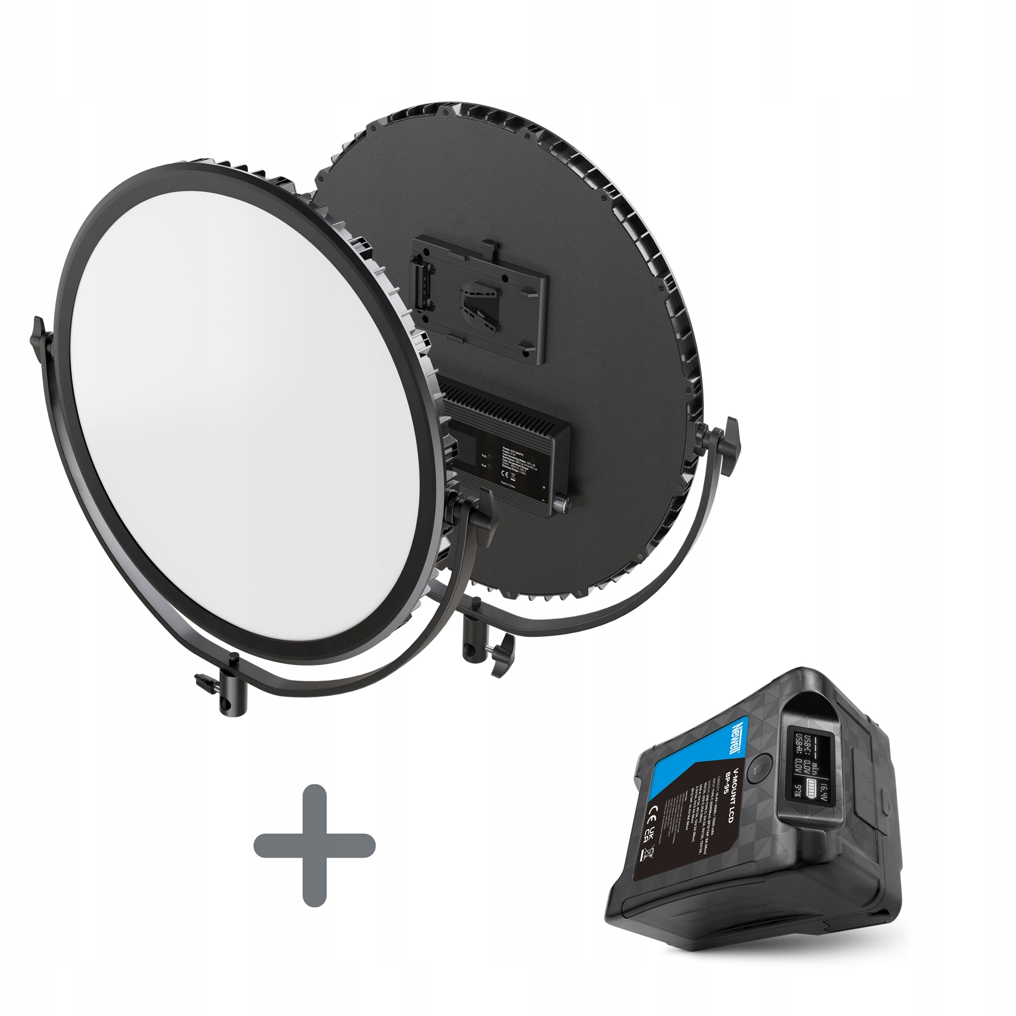 Zestaw Lampa LED Newell Air Artha XL i Akumulator Newell BP-95 LCD V-Mount – Profesjonalne oświetlenie w zasięgu ręki