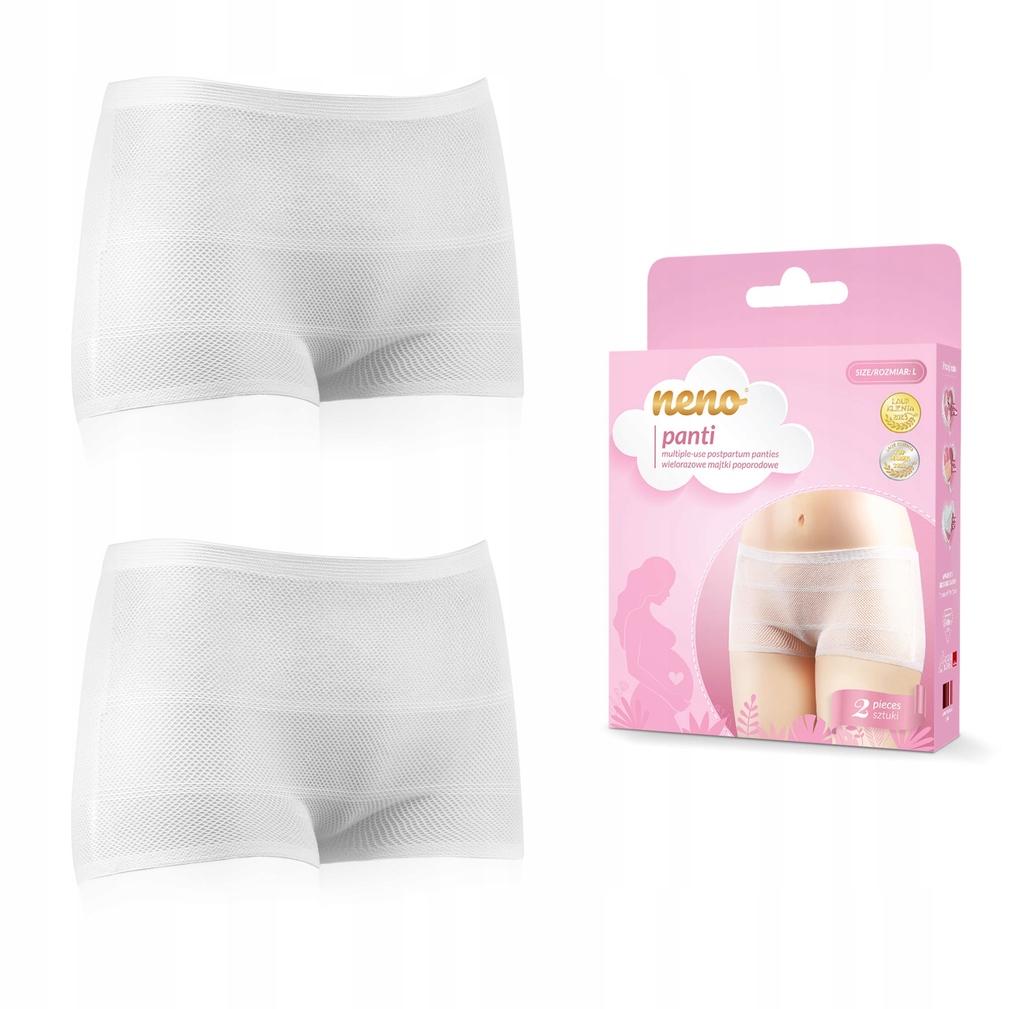 Neno Panti – Wielorazowe majtki poporodowe 2 szt.