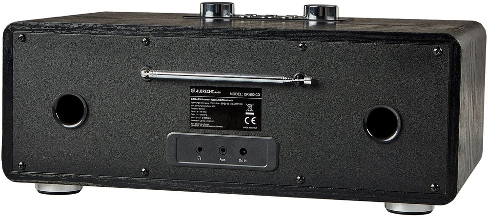 Radio Albrecht DR 690 CD – Hybrydowe radio internetowe z odtwarzaczem CD