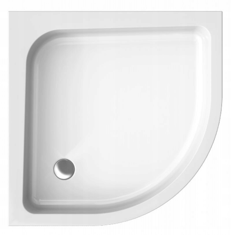 Akrylowy brodzik półokrągły – Odporność na zarysowania i łatwość w utrzymaniu czystości
