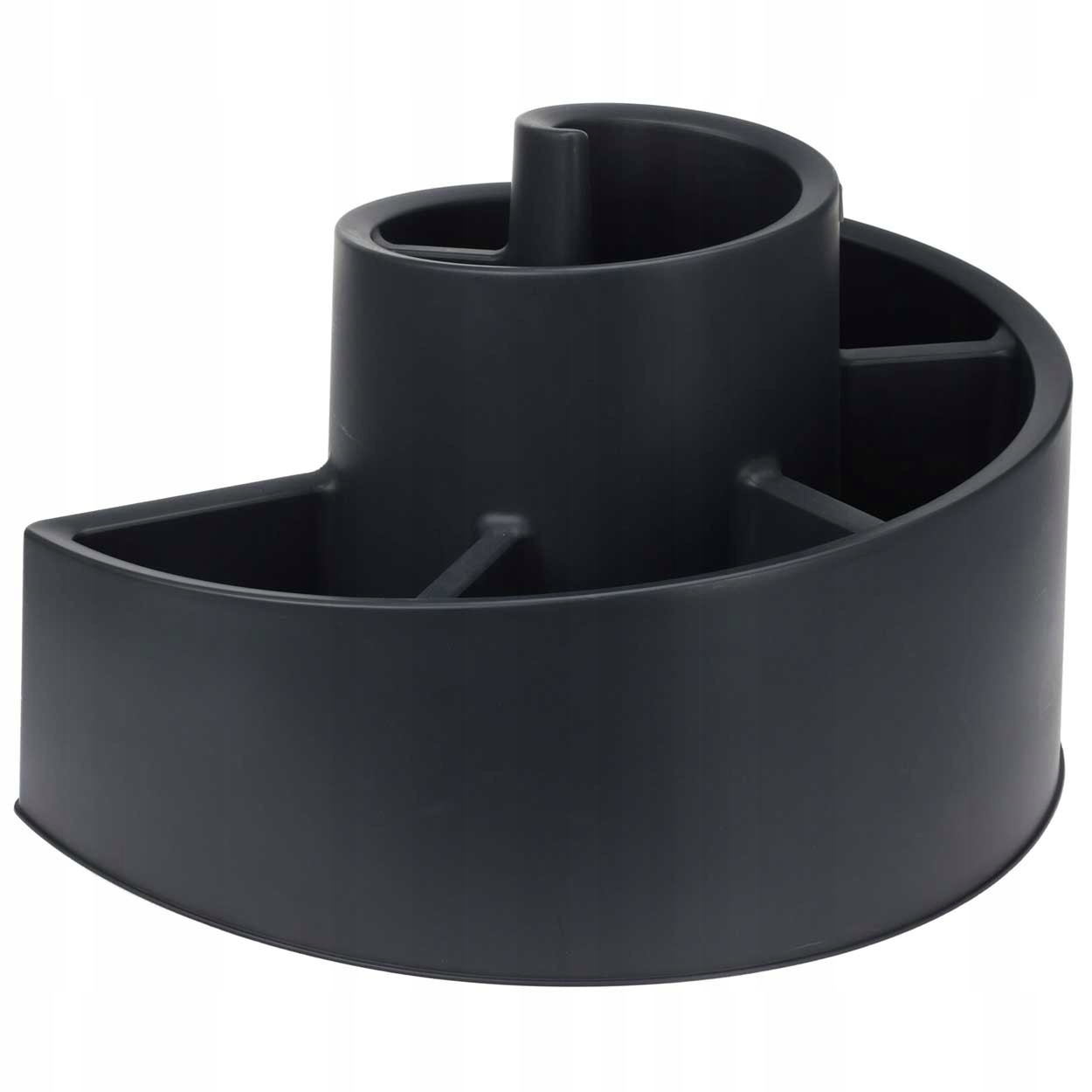 Vilde Kwietnik ogrodowy plastikowy czarny spiralny 53x43,5x32,5 cm – Idealny do Twojego ogrodu