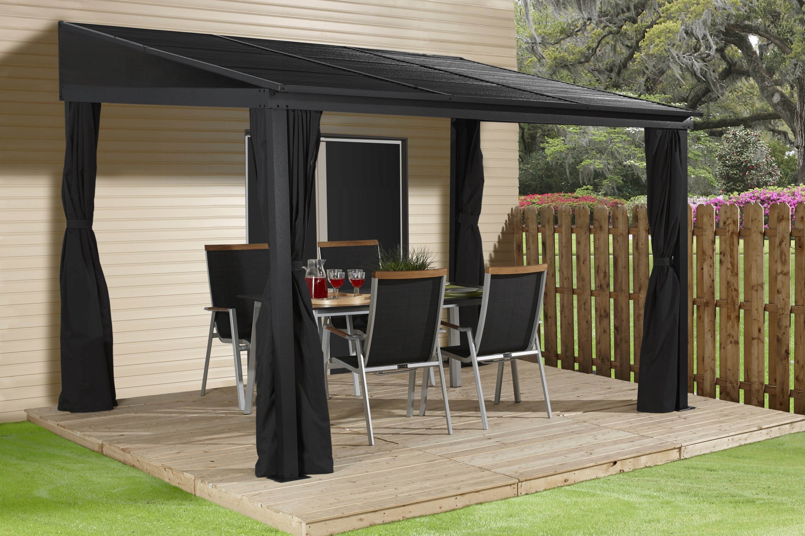 vidaXL Sojag Aluminiowy dach tarasowy Portland 1012 Antracyt – Elegancka ochrona dla Twojego tarasu