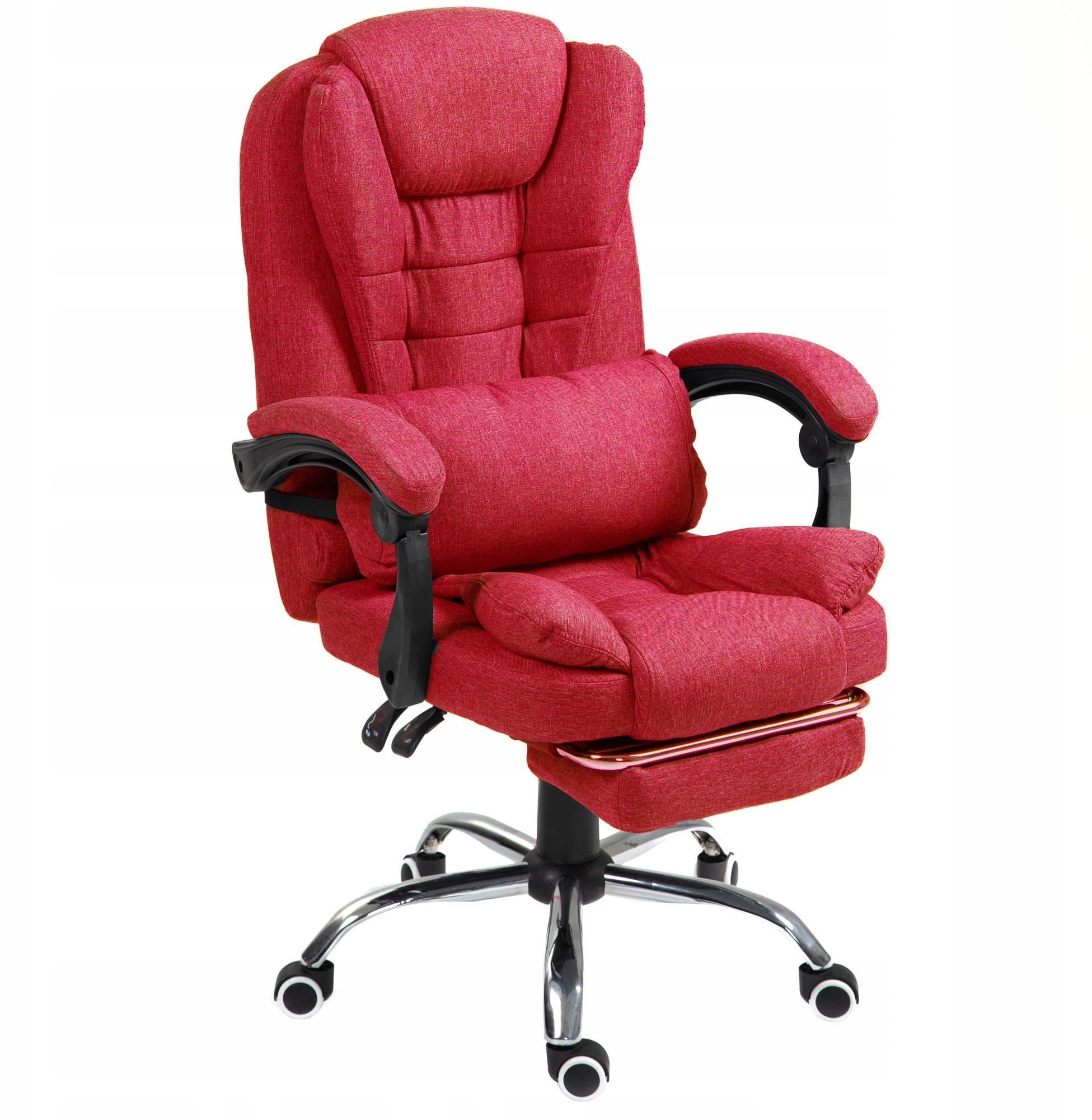Fotel biurowy NBR001 czerwony – Komfort i styl w Twoim biurze