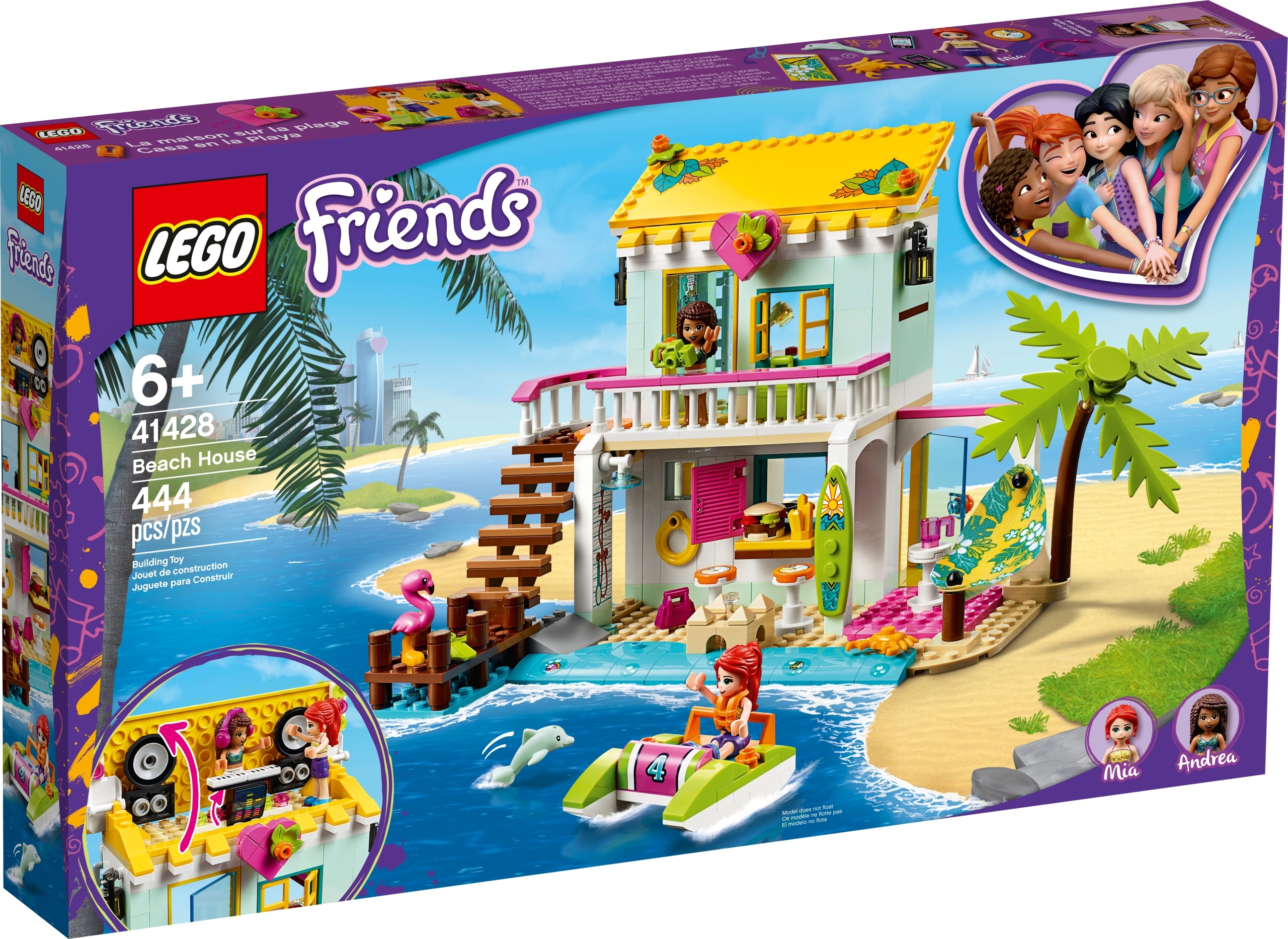 LEGO Friends Domek na plaży (41428) – Letnie przygody w Twoim zasięgu