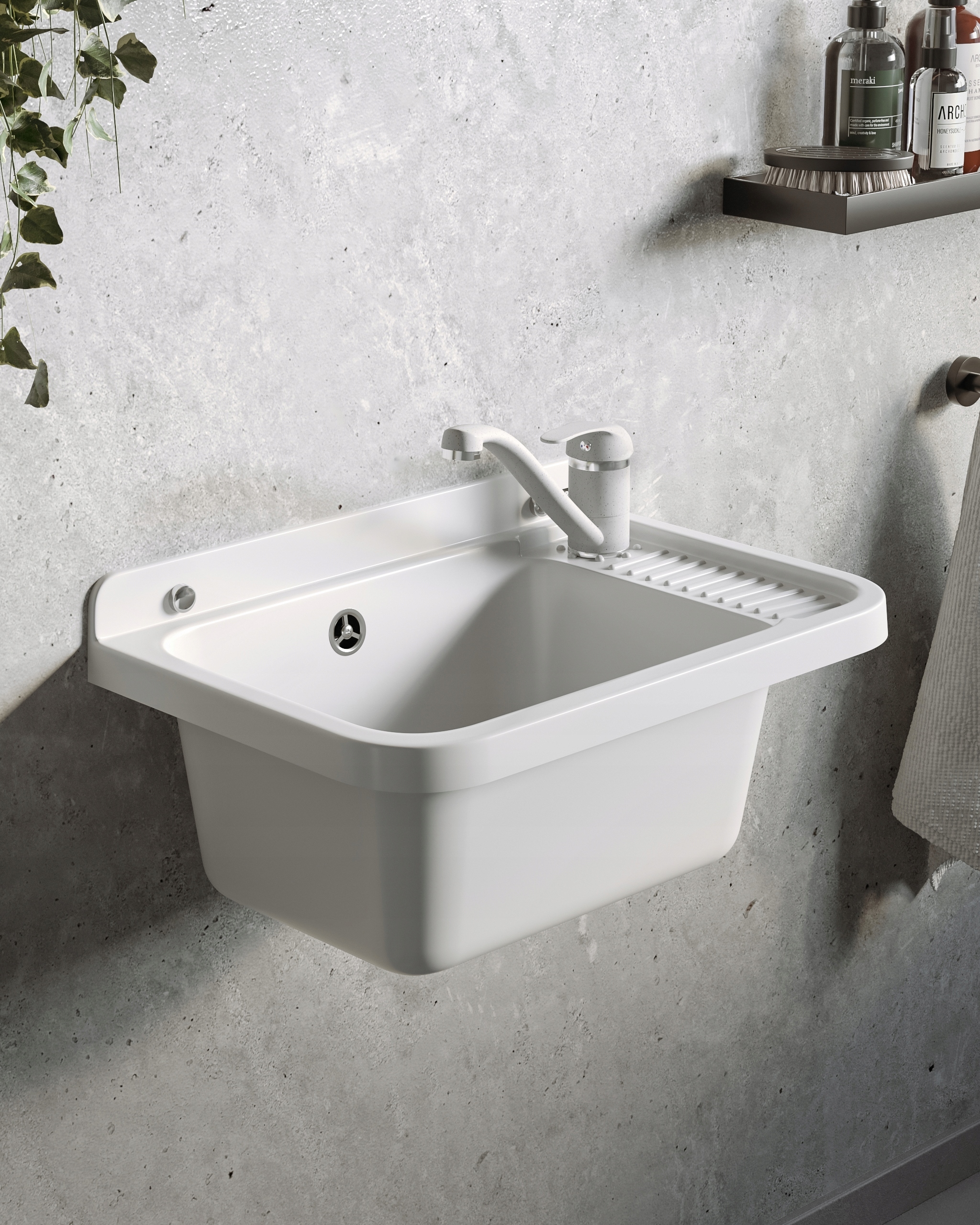 Umywalka ogrodowa Pyramis NEO 51X34 – Idealne rozwiązanie do Twojego ogrodu