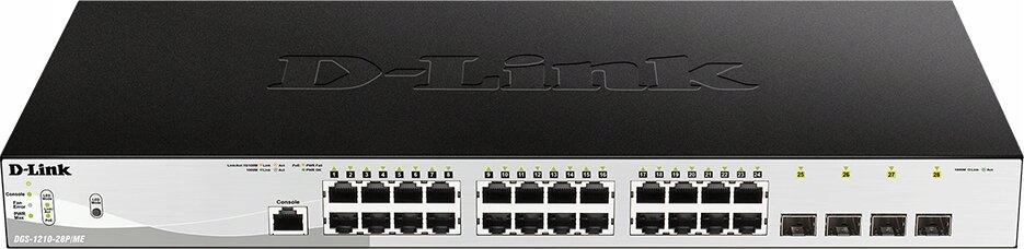 Przełącznik D-Link DGS-1210-28P/ME/E – Wydajność i zarządzanie w sieci