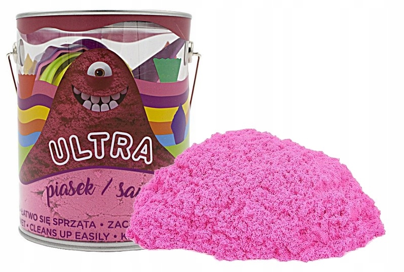 UltraPiasek - puszka 900g z foremki i narzędziami do zabawy