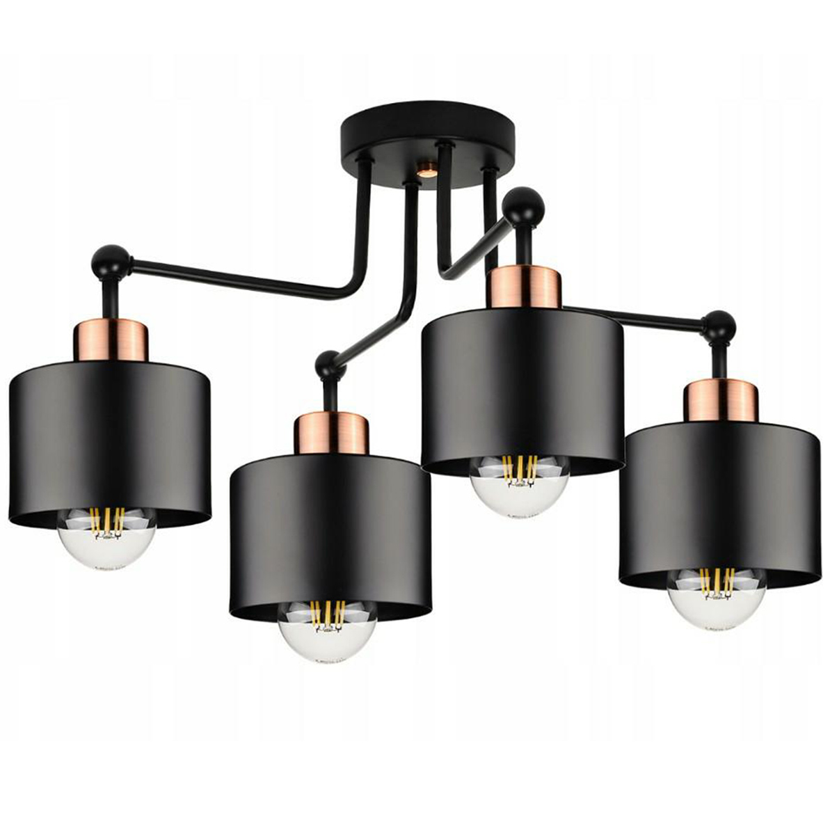 ZD131 Lampa sufitowa żyrandol 4 ramiona – Elegancja w Twoim wnętrzu