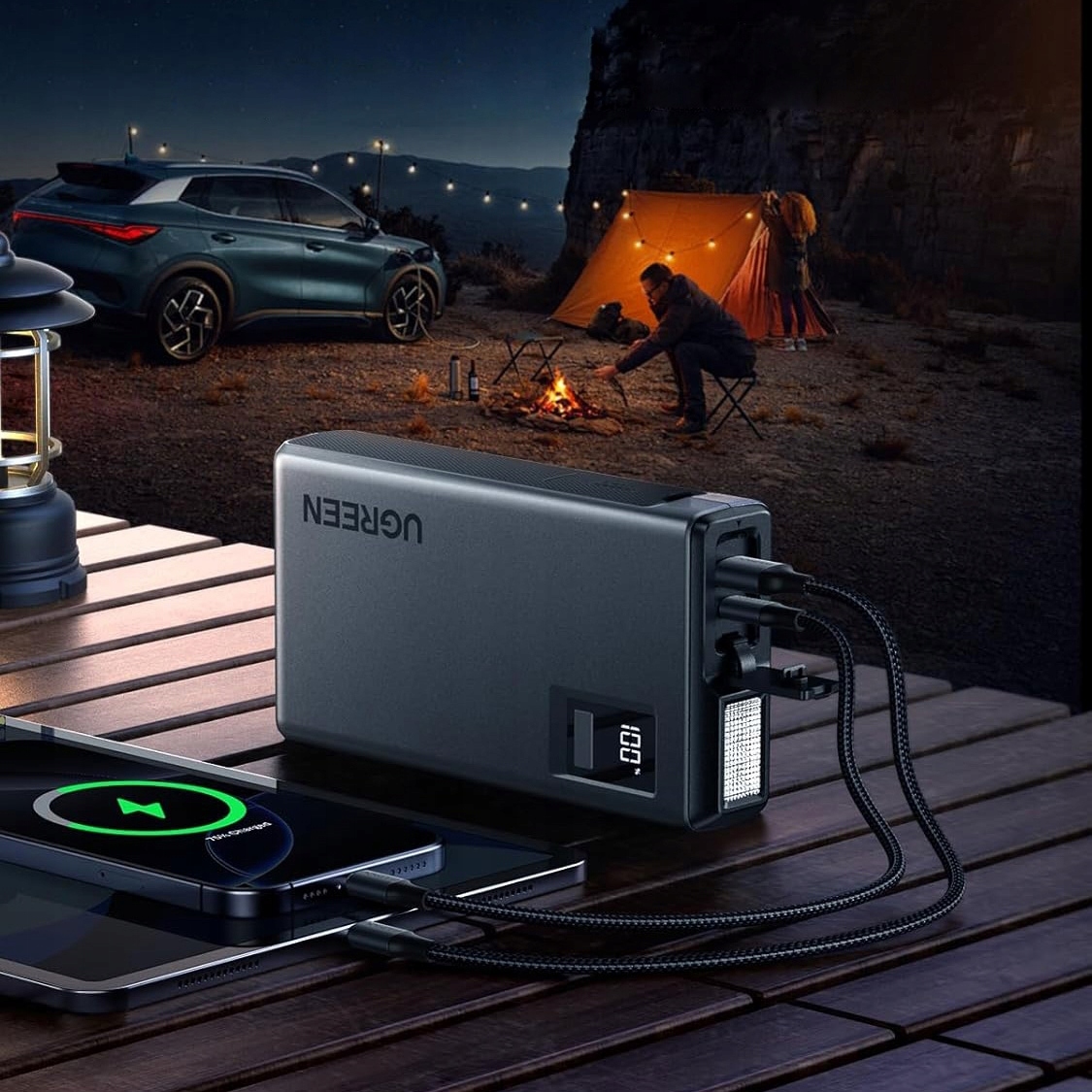 Funkcjonalność 2w1: Power bank i jump starter