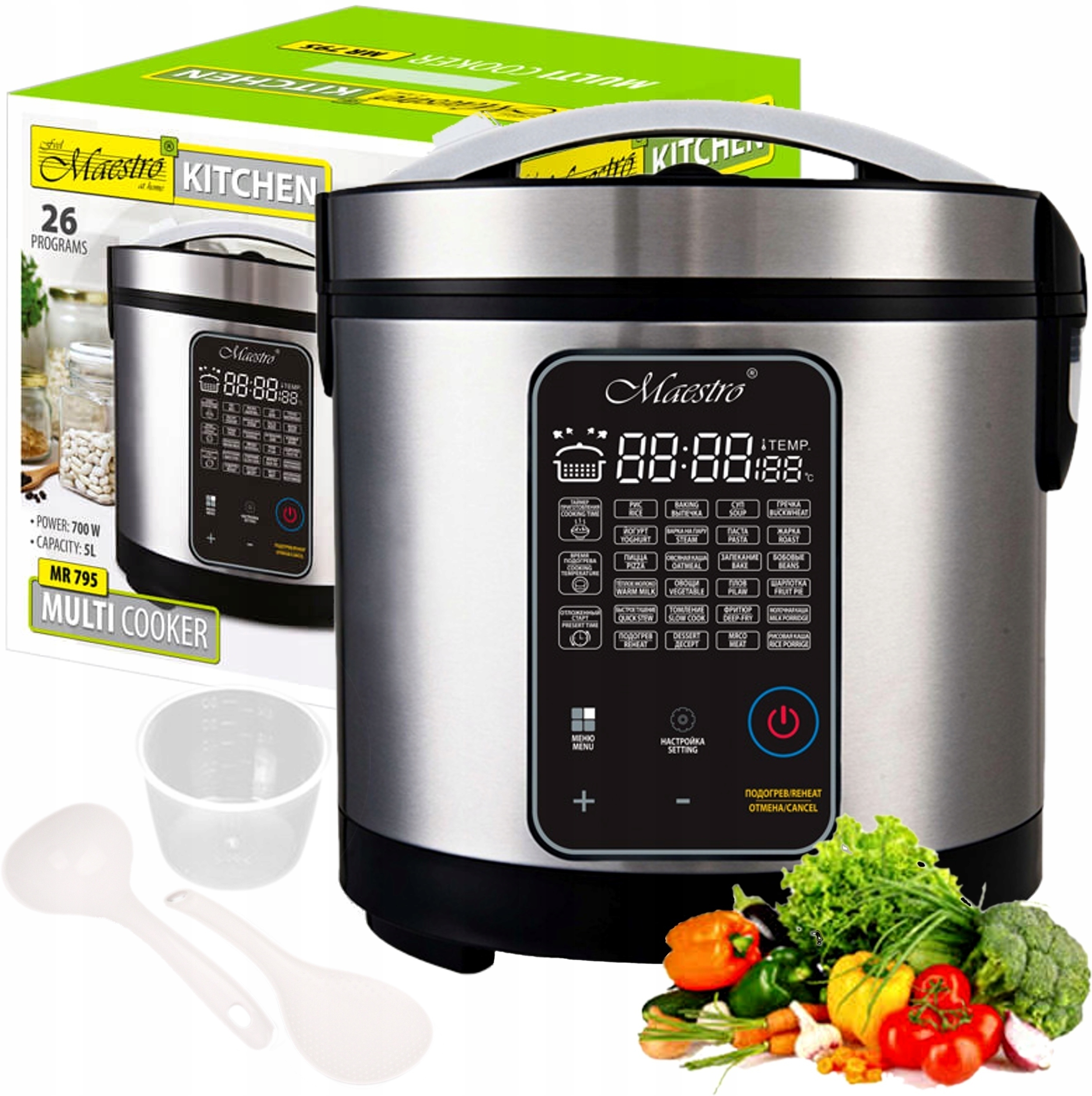 Multicooker Maestro MR-795 – Twój wszechstronny pomocnik w kuchni