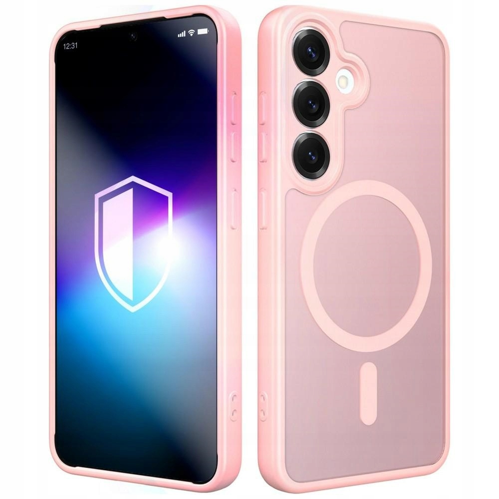 Samsung Galaxy S25 – Etui 3mk Misty MagCase w kolorze różowym