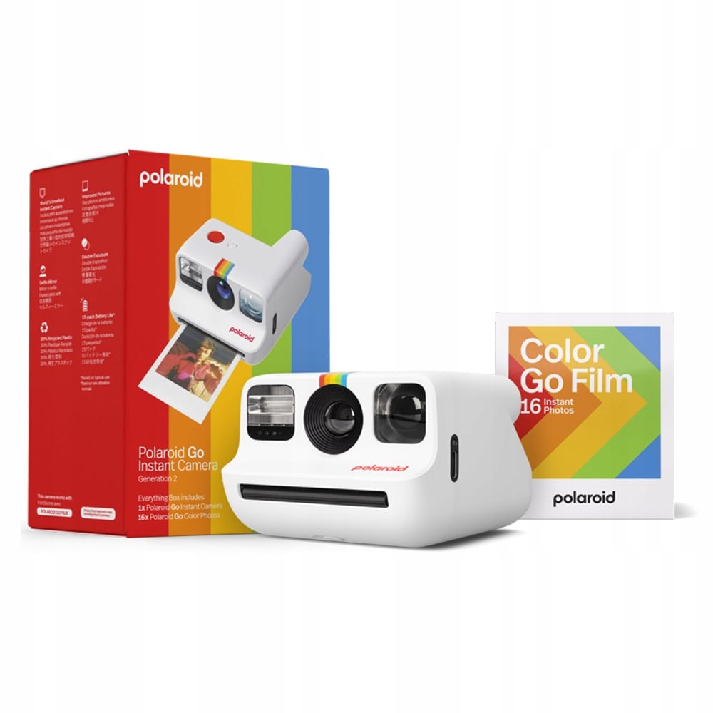 Aparat cyfrowy Polaroid Polaroid Go Gen 2 E-box White – Twój towarzysz w podróży