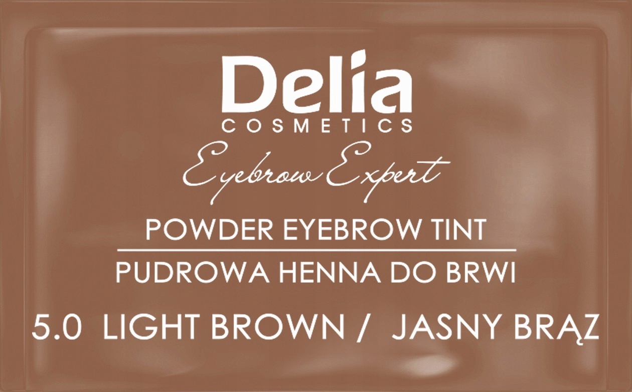 Alkotest DELIA Pudrowa henna do brwi 3.1 Czarny Brąz – Idealne brwi na dłużej