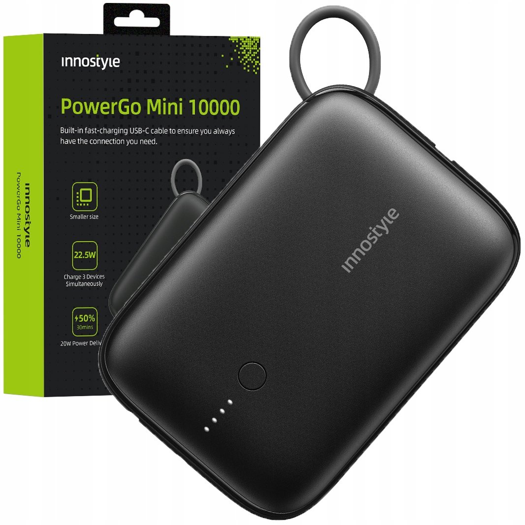 Innostyle PowerGo Mini Powerbank 10000mAh – Twoje mobilne źródło energii
