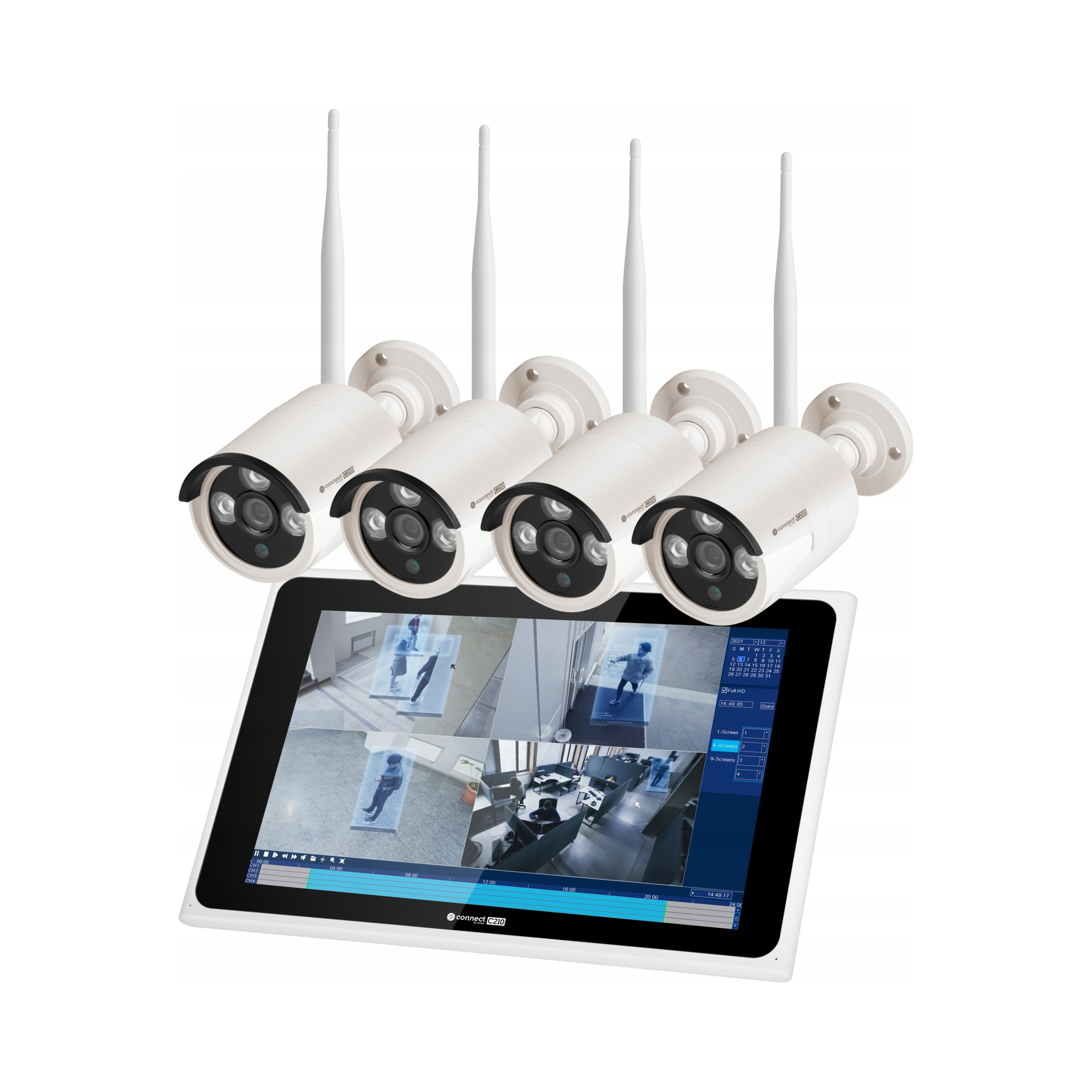 Zestaw do monitoringu WiFi Kruger&Matz Connect C210 Tuya – Bezpieczeństwo na wyciągnięcie ręki