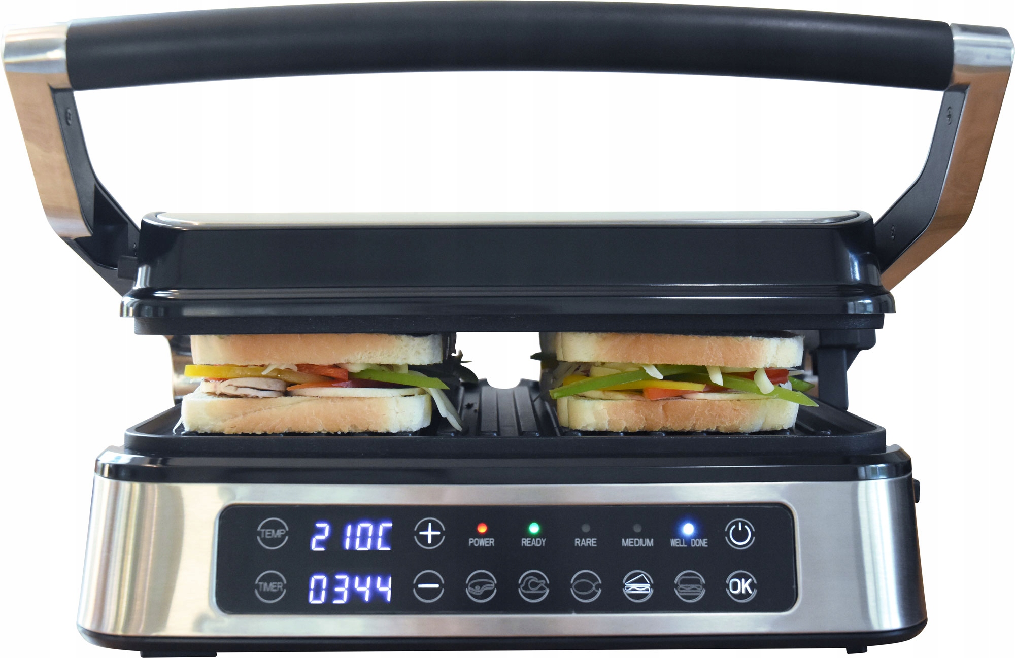Grill elektryczny Lund GRILL ELEKTRYCZNY STOŁOWY 2000W – Idealny do grillowania w domu