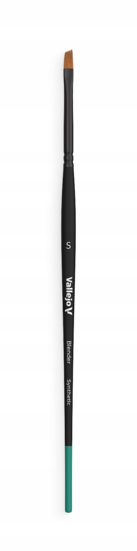 Pędzel Vallejo B05001 - Blender Flat Angled Synthetic Brush - Mały