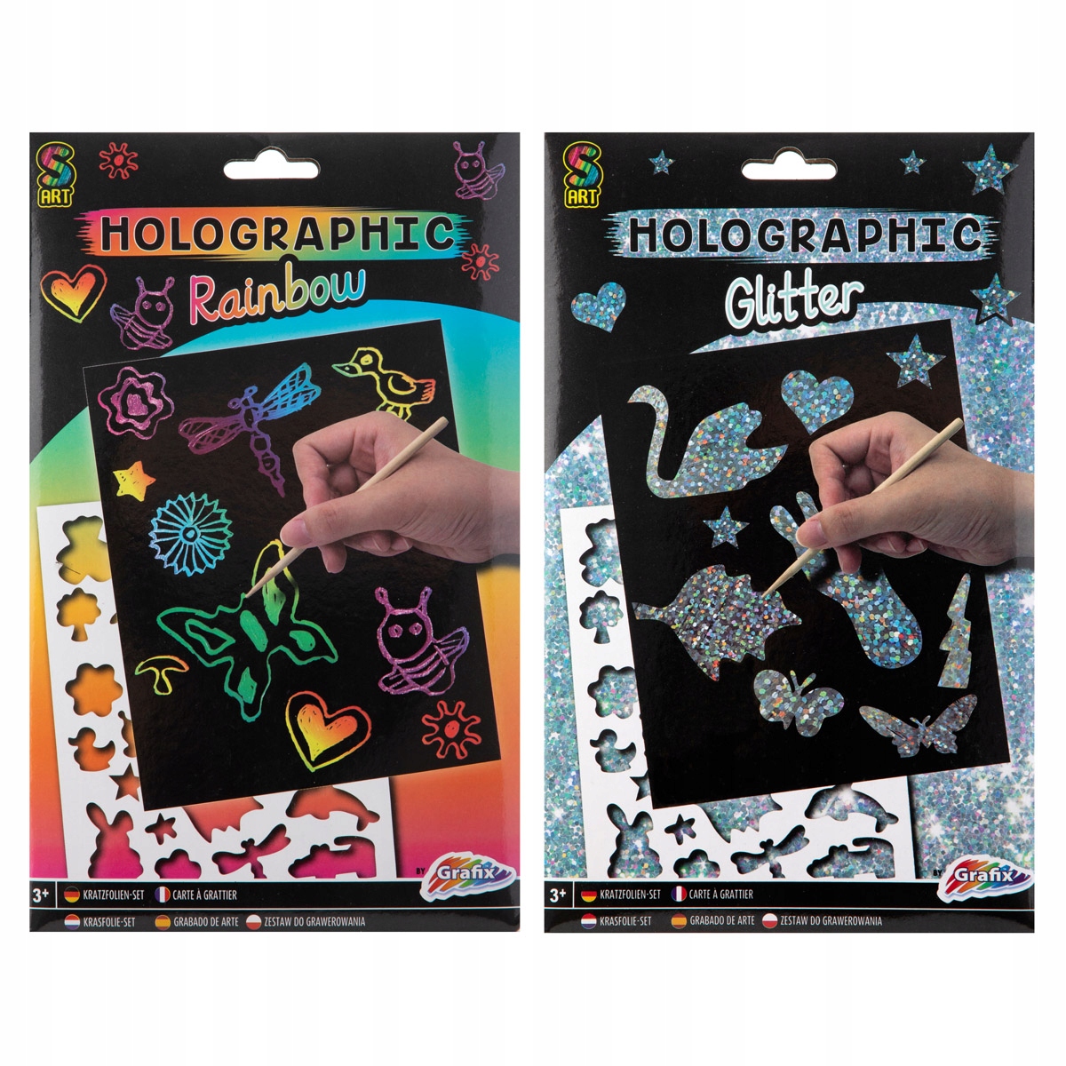 Papier holograficzny A5 mix – Kreatywność w Twoich rękach