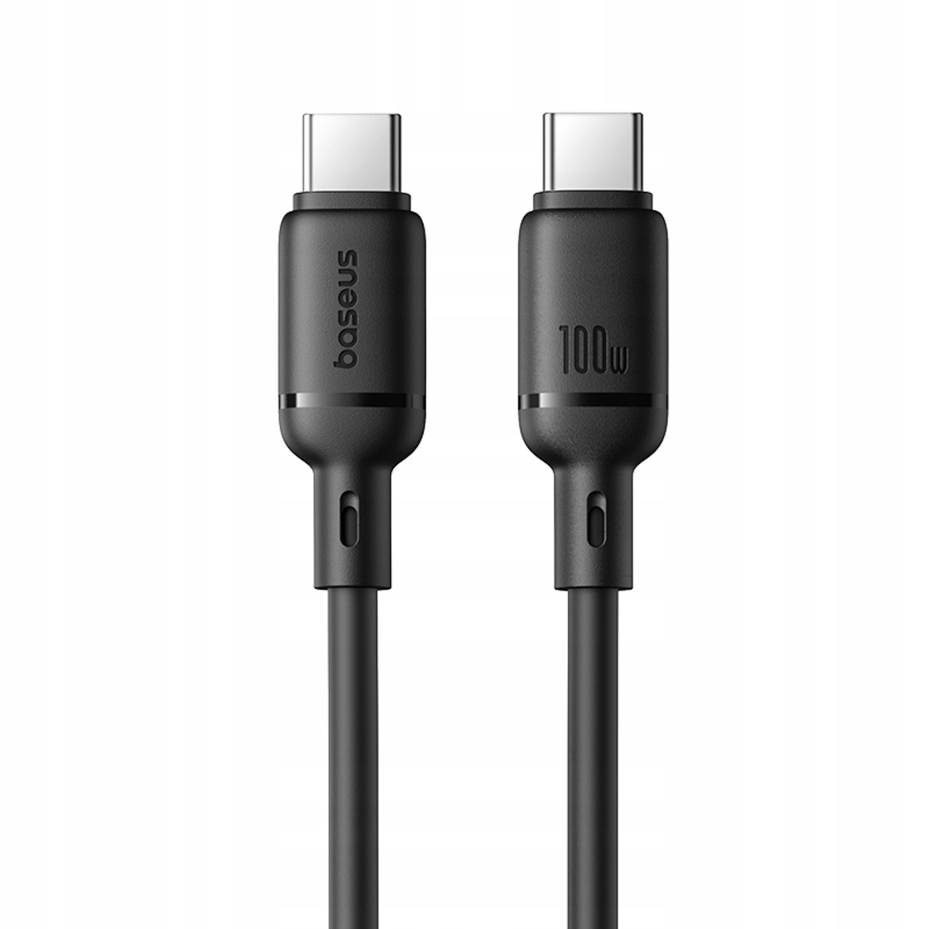 Kabel Baseus Silky Series 100W USB-C - USB-C 1m - czarny – Szybkie ładowanie i niezawodna jakość