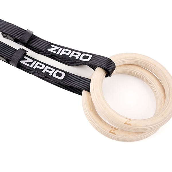 Kółka gimnastyczne ZIPRO Wooden Ring