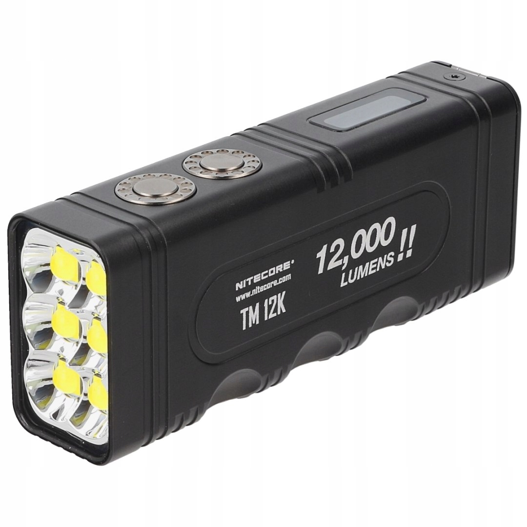 Latarka Nitecore FLASHLIGHT TINY MONSTER SERIES/12000 LUMENS TM12K – Niezrównana moc i wydajność