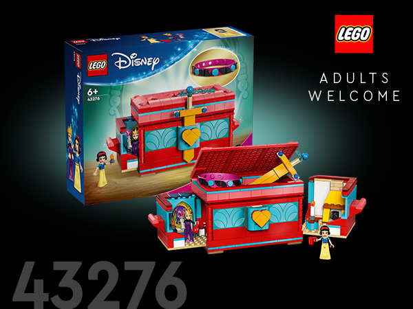 LEGO® | Disney Szkatułka na biżuterię z Królewną Śnieżką