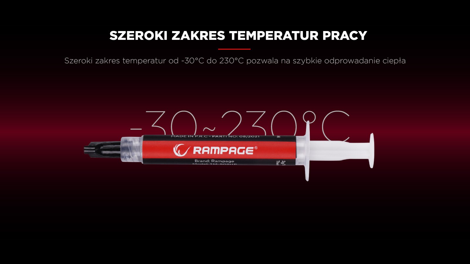 pasta termoprzewodząca na procesor Rampage CPU i GPU