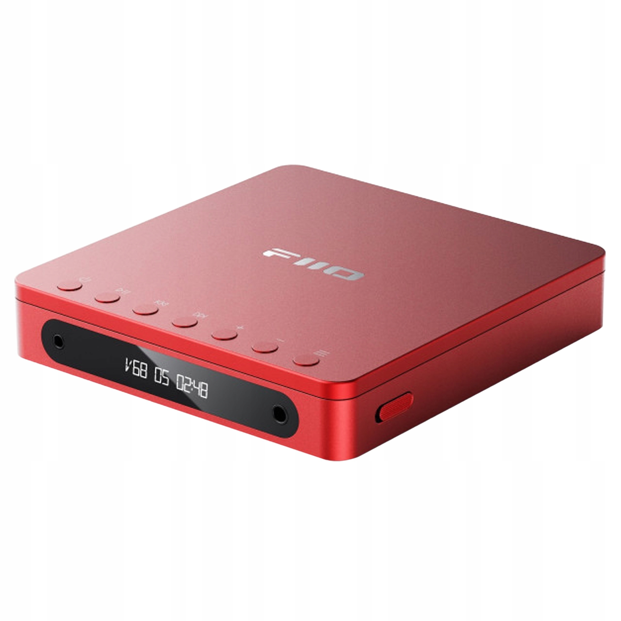 FiiO DM13 BT – Przenośny odtwarzacz CD z Bluetooth w kolorze czerwonym